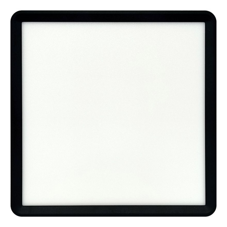 LED Stropní svítidlo LED/24W/230V 3000/4000/6500K 30x30 cm černá